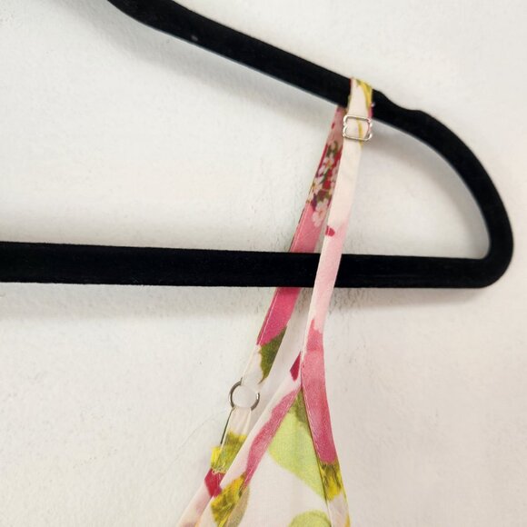 Roller Rabbit Imza Maxi Dress Dakota Floral Tiered Ruffle Skirt Silk Cotton S - Picture 7 of 10